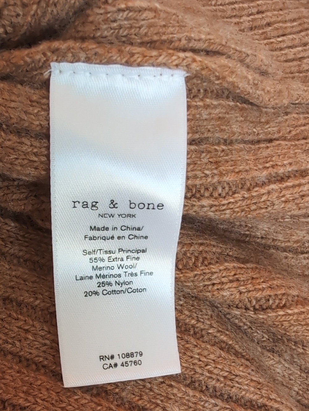 rag & bone Cropped Ribbed Collared Sweater - Picture 6 of 10